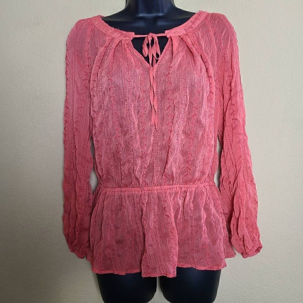Bellatrix Sheer Embroidered Blouse  